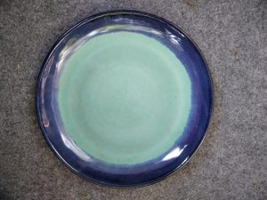 Ceramic Plate Blue 1