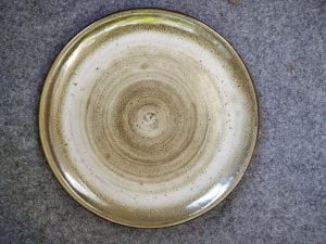 Ceramic Plate Coffe Color