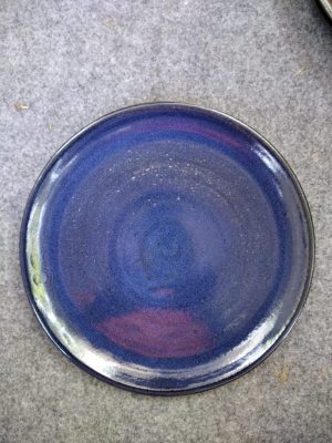 Ceramic Plate Blue 3