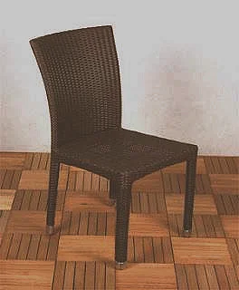 Chaise en rotin synthétique