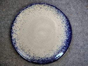 Ceramic plate Blue 2