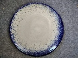 Ceramic plate Blue 2