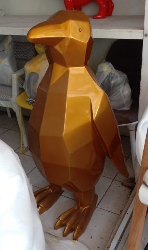 Penguin Hexagonal Resin