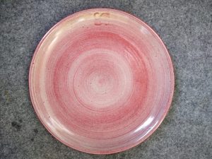 Ceramic Plate Pink 1