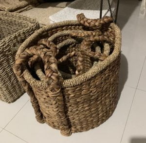 Bona Basket of 3 Natural D: 200, 150, 100 cm