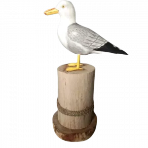 Wooden Seagull Decoration