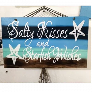 Déco Murale "Salty Kisses And Starfish Wishes"