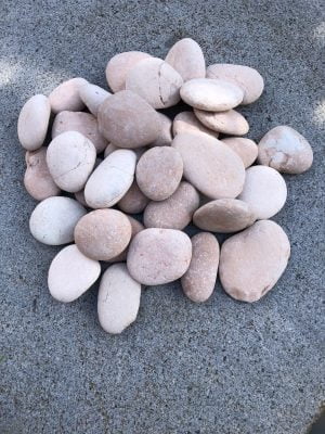 Pink salm stone M