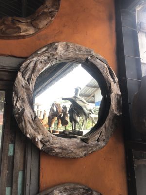 Wooden mirror 1