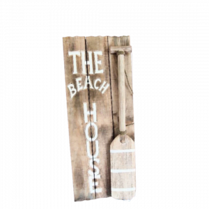 Wall decor " The Beach House" With Paddle