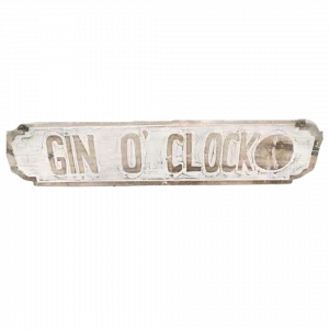 Wall Decor " Gin O'Clock"