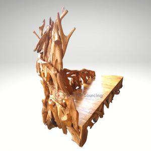 Unique Wooden Bench
