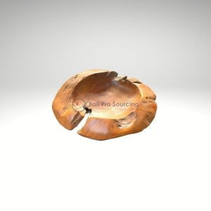Cracked Wooden Bowl