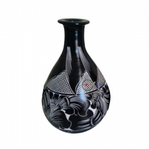 Batik Long Neck Black Lombok Pot