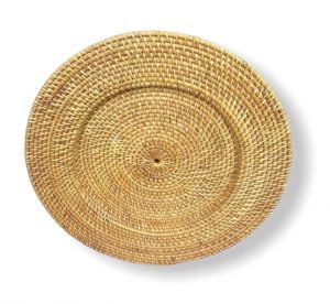 Rattan plate 40 cm