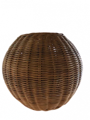 Rattan's small wall lamp