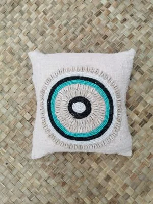 Shell pillow cover multicolor