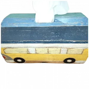 Tissue Wooden Car