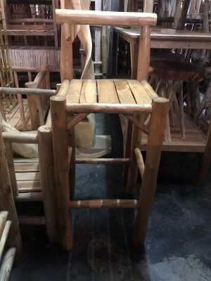 Chaise de bar en bois