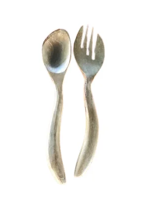 Wooden spoon and fork