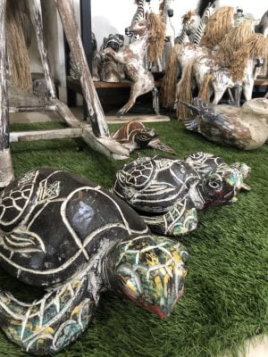 Wooden turtle set