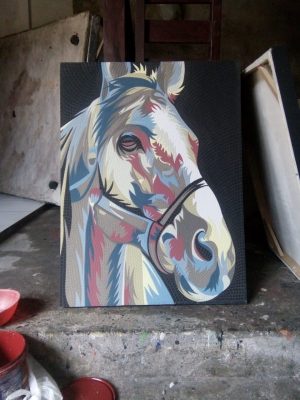 Art de peinture de cheval