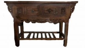 Wood Small Console Table 1