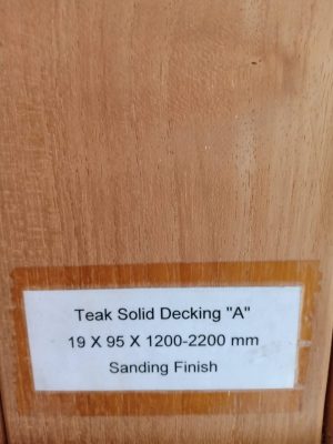 Decking Teak wood Package