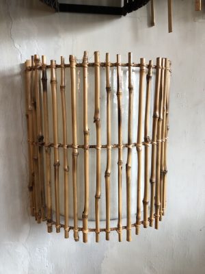 Rattan's wall lamp