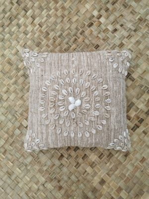 Shell pillow cover Natural