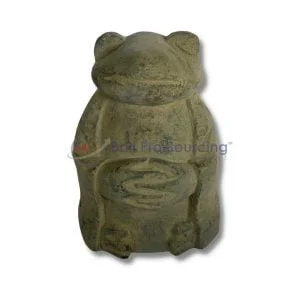 Frog Crossing Hands Statue Bali STA0175