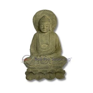 Buddha Statue With Flower on His Hand STA0141
