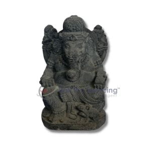 Dark Grey Ganesha Statue Bali STA0093