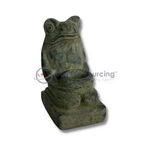 Frog Statue Holding A Bowl STA0154