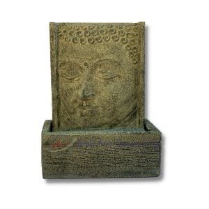 Small Buddha Head Water Fountain Home Decor Bali STA0057