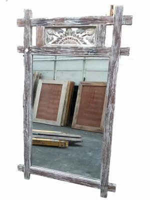 wooden mirror frame