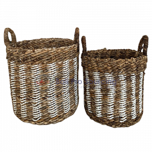 A Set Of 2 Lira Basket