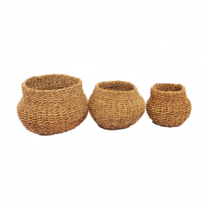 A Set Of 3 Natural Coki Basket