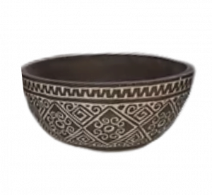 Large Ethnic Antique Bowl - Grand Bol Antique Ethnique