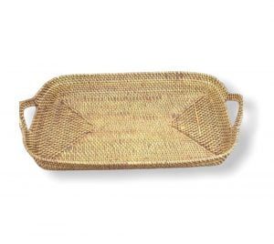 Rattan tray