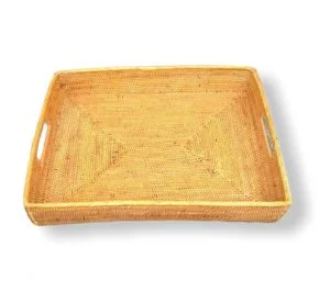 Rattan tray