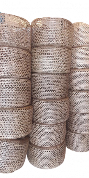 Round Rattan Lamp