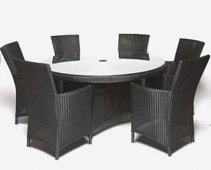 Synthetic Rattan Table and chair 2