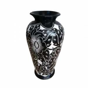 Full Batik Motif Vase Lombok Pot