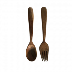 Set Of Wooden Spoon And Fork