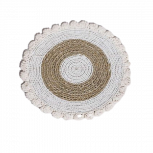 Seagrass Placemat With Macrame