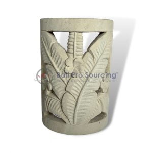 Wall Lamp Tropical Plants Carved