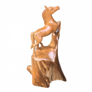 Wooden Horse Statue