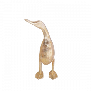 Gold Naked Wooden Duck