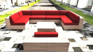 Synthetic Rattan Table and Sofa